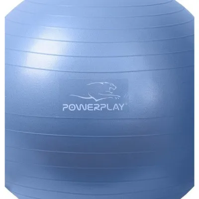 М'яч для фітнесу (фітбол) PowerPlay 4001 Ø65 cm Gymball Синій + помпа - 2 М'яч для фітнесу (фітбол) PowerPlay 4001 Ø65 cm Gymball Синій + помпа - 2 - Robinzon.ua