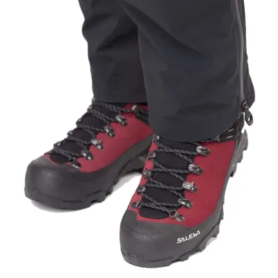Ботинки женские Salewa ORTLES ASCENT MID GTX W 61409 1575 - 38.5 - бордовый/черный - 7 - Robinzon.ua