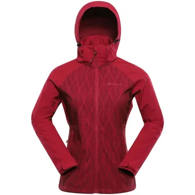 Куртка жіноча Alpine Pro HOORA LJCD590 461PA - XS - бордовий - 6 - Robinzon.ua