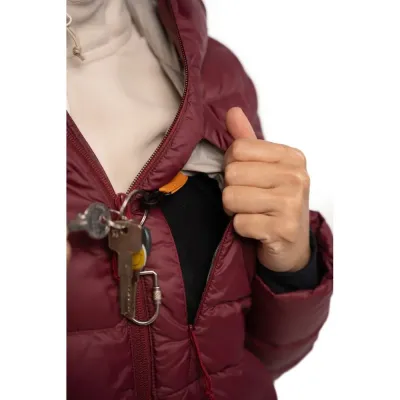 Куртка женская Turbat Nora Wmn cordovan burgundy - XS - бордовый - 7 - Robinzon.ua