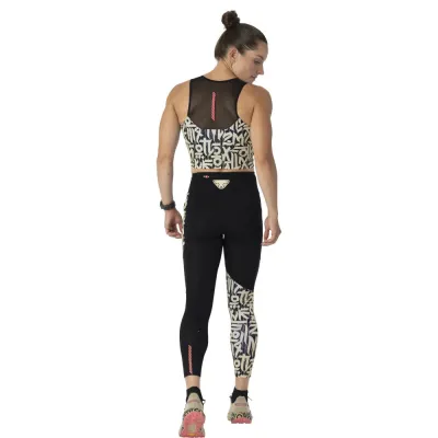 Майка женская Dynafit TRAIL CROP TOP W 71903 0912 - M - черный/коричневый - 2 - Robinzon.ua