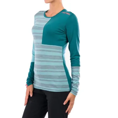 Термофутболка женская Ortovox 185 ROCK'N'WOOL LONG SLEEVE W dusk rose - S - розовый - 2 - Robinzon.ua