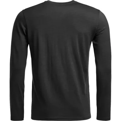 Термофутболка мужская Ortovox 185 ROCK'N'WOOL LONG SLEEVE M black raven - L - черный - 1 - Robinzon.ua