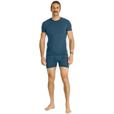 Термофутболка мужская Ortovox 230 COMPETITION SHORT SLEEVE M petrol blue - L - синий - 2 - Robinzon.ua