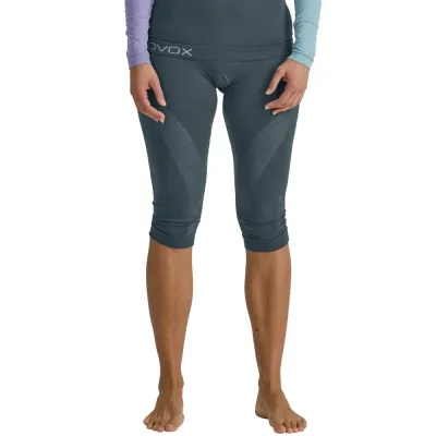 Термоштаны 3/4 женские Ortovox 120 COMP LIGHT SHORT PANTS W dark arctic grey - L - серый - 5 - Robinzon.ua