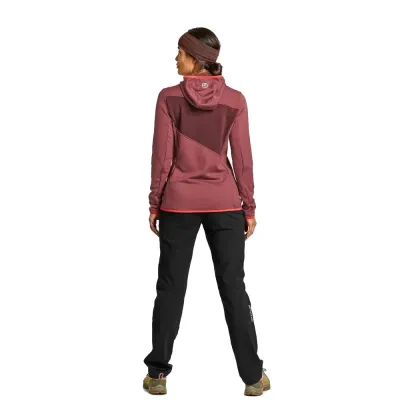 Фліс жіночий Ortovox FLEECE GRID HOODY W mountain rose - XS - 2 - Robinzon.ua