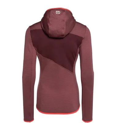 Фліс жіночий Ortovox FLEECE GRID HOODY W mountain rose - XS - 7 - Robinzon.ua