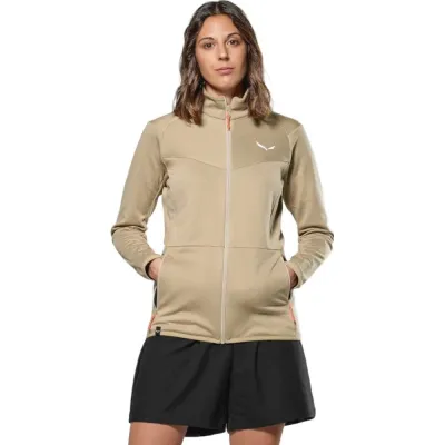 Флис женский Salewa PUEZ CAMMINO PL JKT W 29095 7180 - 42/36 - бежевый - 6 - Robinzon.ua