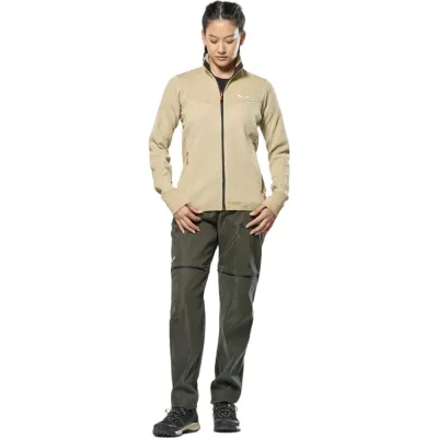 Флис женский Salewa PUEZ WAFFLE HYB PL JACKET W 28860 7180 - 40/34 - бежевый - 1 - Robinzon.ua