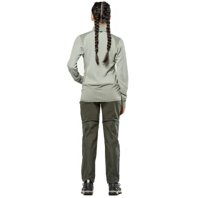 Флис женский Salewa PUEZ WAFFLE HYB PL JACKET W 28860 7180 - 40/34 - бежевый - 8 - Robinzon.ua