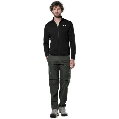 Флис мужской Salewa PUEZ WAFFLE HYB PL JACKET M 28859 0910 - 48/M - черный - 1 - Robinzon.ua