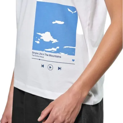 Футболка женская Salewa EAGLE COVER T-SHIRT W 29103 0060 - 38/32 - белый - 3 - Robinzon.ua