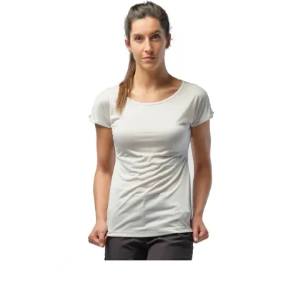 Футболка женская Salewa PUEZ MELANGE DRY W S/S TEE 26538 7266 - 38/32 - бежевый - 2 - Robinzon.ua