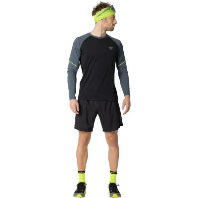 Футболка чоловіча Dynafit ALPINE PRO M L/S TEE 71156 0721 - 50/L - сірий/чорний - 2 - Robinzon.ua