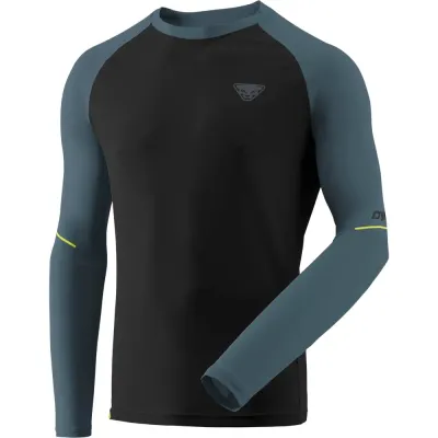 Футболка чоловіча Dynafit ALPINE PRO M L/S TEE 71156 0721 - 50/L - сірий/чорний - 3 - Robinzon.ua