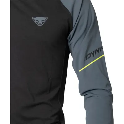 Футболка чоловіча Dynafit ALPINE PRO M L/S TEE 71156 0721 - 50/L - сірий/чорний - 5 - Robinzon.ua