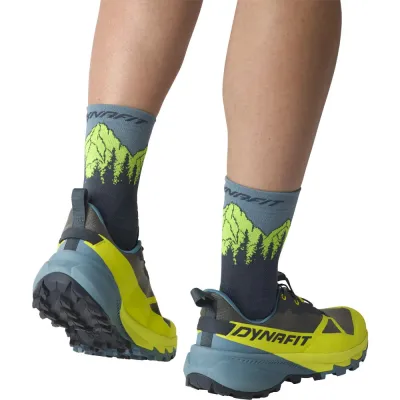 Шкарпетки Dynafit TRAVERSE MID SK 72074 0722 - 39-42 - сірий/салатовий - 2 - Robinzon.ua