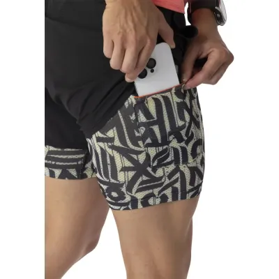 Шорти жіночі Dynafit TRAIL 2IN1 SHORT W 71921 0912 - L - чорний/коричневий - 5 - Robinzon.ua