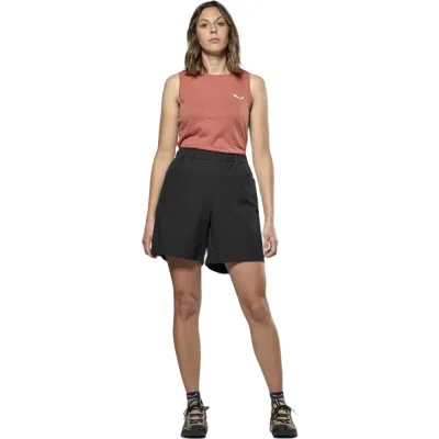 Шорти жіночі Salewa FANES HEMP LIGHT SHORTS W 29085 0910 - 40/34 - чорний - 1 - Robinzon.ua