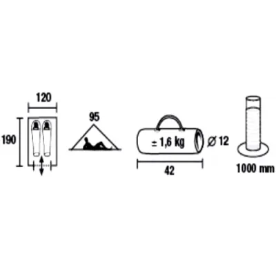 Туристичний намет 2-місний Minipack 2 - 4 - Robinzon.ua