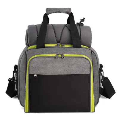 Набор для пикника TE-420 Picnic, серый с черным - 2 - Robinzon.ua