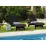 Шезлонг пластиковий Keter Pacific, коричневий - 4 - Robinzon.ua