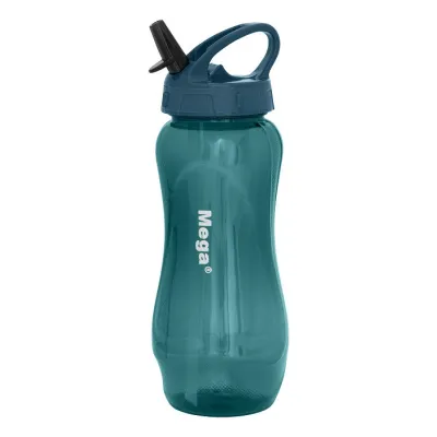 Спортивна пляшка Mega Tritan MT065DS, 0,65 л, блакитна - 1 - Robinzon.ua