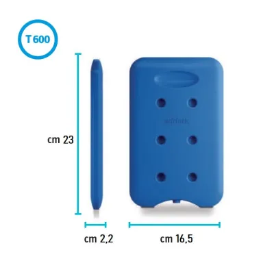 Аккумулятор холода пластиковый Adriatic Т600, синий - 2 - Robinzon.ua