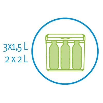 Изотермический контейнер Adriatic 12 л, серый с салатовым - 5 - Robinzon.ua
