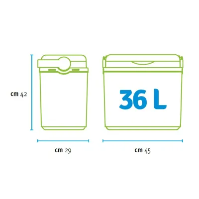 Изотермический контейнер Adriatic 36 л, синий - 8 - Robinzon.ua