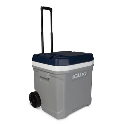 Изотермический контейнер на колесах IGLOO MAXCOLD LATITUDE 62 ROLLER, 56 л, серый с синим - 1 - Robinzon.ua