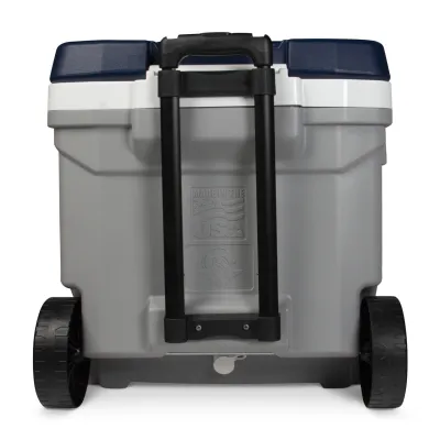 Изотермический контейнер на колесах IGLOO MAXCOLD LATITUDE 62 ROLLER, 56 л, серый с синим - 3 - Robinzon.ua