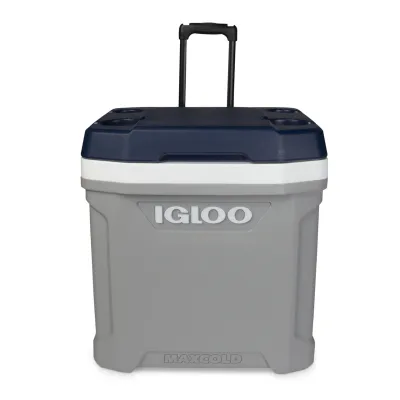 Изотермический контейнер на колесах IGLOO MAXCOLD LATITUDE 62 ROLLER, 56 л, серый с синим - 4 - Robinzon.ua