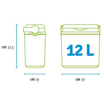 Изотермический контейнер Adriatic 12 л, бирюзовый - 2 - Robinzon.ua