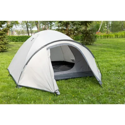 Туристичний намет тримісний Time Eco Travel-3, сіро-бежевий - 2 - Robinzon.ua