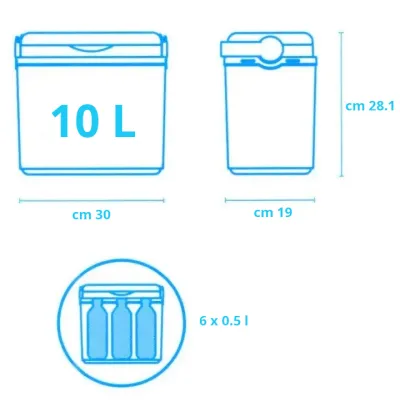 Изотермический контейнер Adriatic на 10 л, фиолетовый - 7 - Robinzon.ua