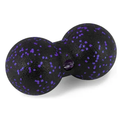 Масажний м'яч подвійний PowerPlay PP-4352 Epp foam peanut ball (d8*16cm.) Чорно/Фіолетовий - 1 - Robinzon.ua