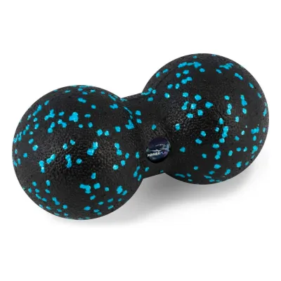 Масажний м'яч подвійний PowerPlay PP-4352 Epp foam peanut ball (d8*16cm.) Чорно/Блакитний - 2 - Robinzon.ua