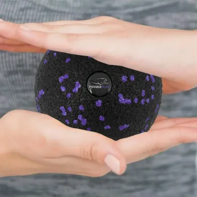 Массажный мяч PowerPlay PP-4350 Epp Massage Ball (d8) Черно/Фиолетовый - 4 - Robinzon.ua