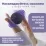 Массажный мяч PowerPlay PP-4350 Epp Massage Ball (d8) Черно/Фиолетовый - 6 - Robinzon.ua