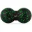 Масажний м'яч подвійний PowerPlay PP-4353 Epp foam peanut ball (d12*24cm.) Чорно/Зелений - 1 - Robinzon.ua