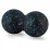 Масажний м'яч подвійний PowerPlay PP-4353 Epp foam peanut ball (d12*24cm.) Чорно/Синій - 2 - Robinzon.ua