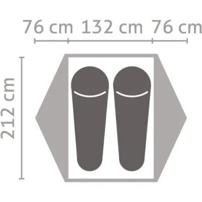 Намет Salewa LATITUDE II 5901 5311 - UNI - зелений - 2 - Robinzon.ua