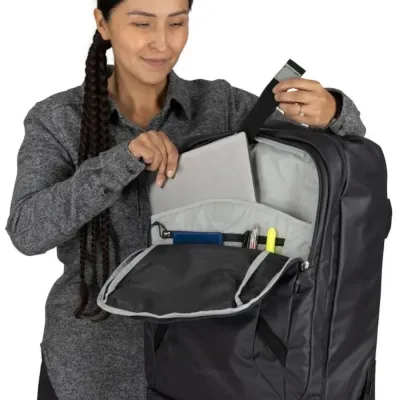 Сумка на колесах Osprey Transporter Wheeled Carry-On 38L blue flame/nocturnal blue - O/S - синий - 3 - Robinzon.ua