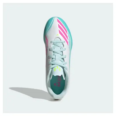 Сороконіжки дитячі Adidas F50 MESSI CLUB TF J Білий, Бірюзовий 32 (JQ0949 32) - 2 Сороконіжки дитячі Adidas F50 MESSI CLUB TF J Білий, Бірюзовий 32 (JQ0949 32) - 2 - Robinzon.ua