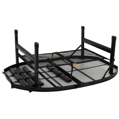 Стол Bo-Camp Woodbine Oval 100x70 cm Black/Wood look (1404185) - 5 - Robinzon.ua