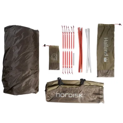 Намет Nordisk Halland 2 PU (2.0) Dark Olive Green (10921206) - 2 - Robinzon.ua