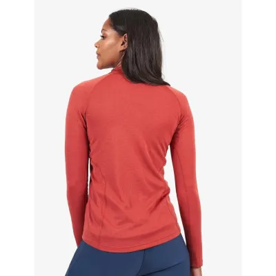 Футболка женская MONTANE Female Dart Zip-Neck S фиолетовый - 3 - Robinzon.ua