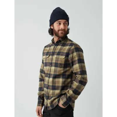 Сорочка чоловіча FJALLRAVEN Singi Heavy Flannel Shirt M L синій/коричневий - 4 Сорочка чоловіча FJALLRAVEN Singi Heavy Flannel Shirt M L синій/коричневий - 4 - Robinzon.ua