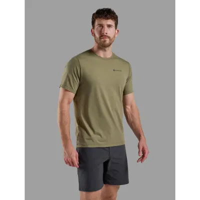 Футболка мужская Montane Alhena Mountain 25 T-Shirt M оливковый - 2 - Robinzon.ua